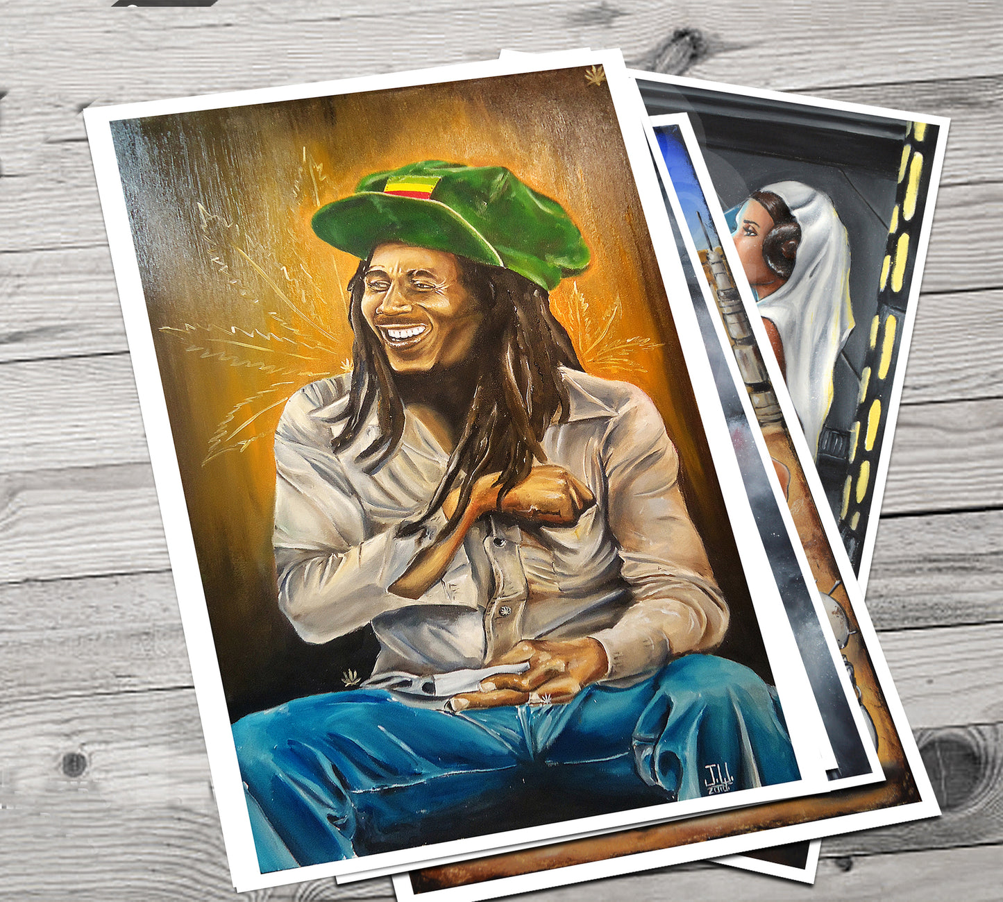 jewelry  nsfw sexBOB MARLEY by Jeremy Worst Giclee Canvas Print weed smile rasta Jamaican anime nsfw sticker