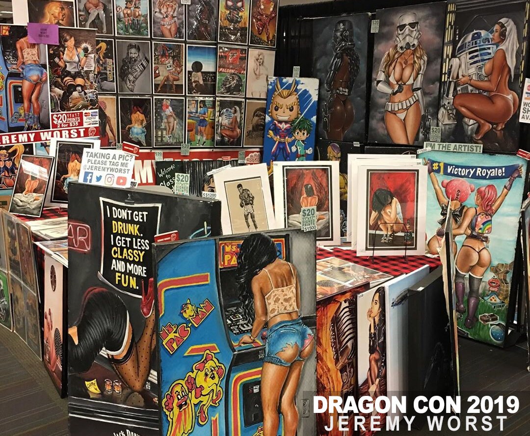 JEREMY WORST Back at it Again Artwork Signed Print poster Beach