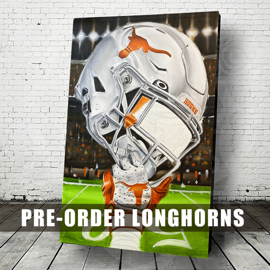PRE- ORDER HORNS by Jeremy Worst Painting Posters Canvas Prints Artwork TExas